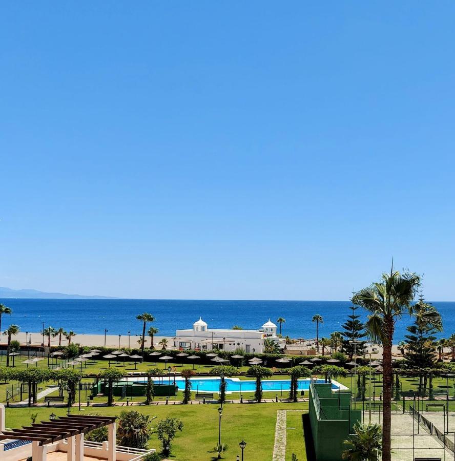 Noria 2, Pied Dans Le Sable, Magnifique Vue Mer, Piscine, Garage, Climatisation San Luis de Sabinillas Kültér fotó