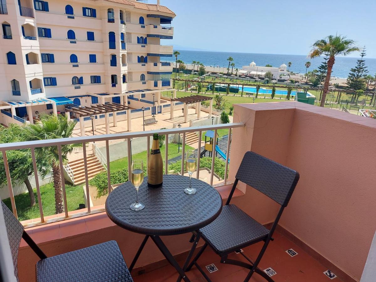 Noria 2, Pied Dans Le Sable, Magnifique Vue Mer, Piscine, Garage, Climatisation San Luis de Sabinillas Kültér fotó