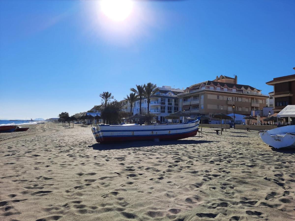 Noria 2, Pied Dans Le Sable, Magnifique Vue Mer, Piscine, Garage, Climatisation San Luis de Sabinillas Kültér fotó