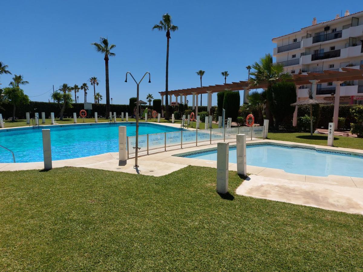 Noria 2, Pied Dans Le Sable, Magnifique Vue Mer, Piscine, Garage, Climatisation San Luis de Sabinillas Kültér fotó