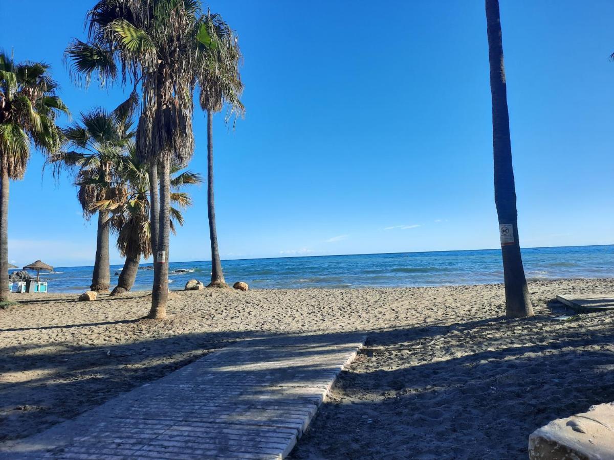 Noria 2, Pied Dans Le Sable, Magnifique Vue Mer, Piscine, Garage, Climatisation San Luis de Sabinillas Kültér fotó